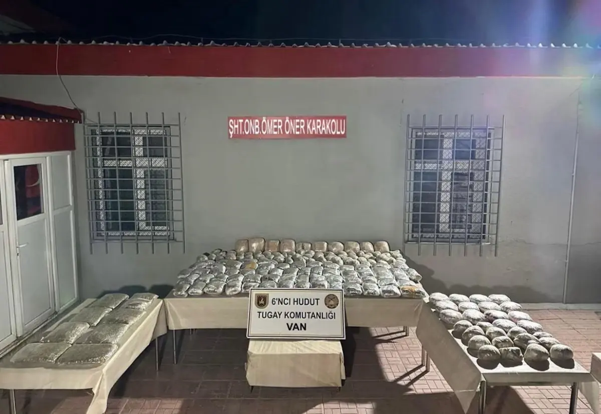 Van Hudut Hattında 117 Kilo Uyuşturucu Ele Geçirildi