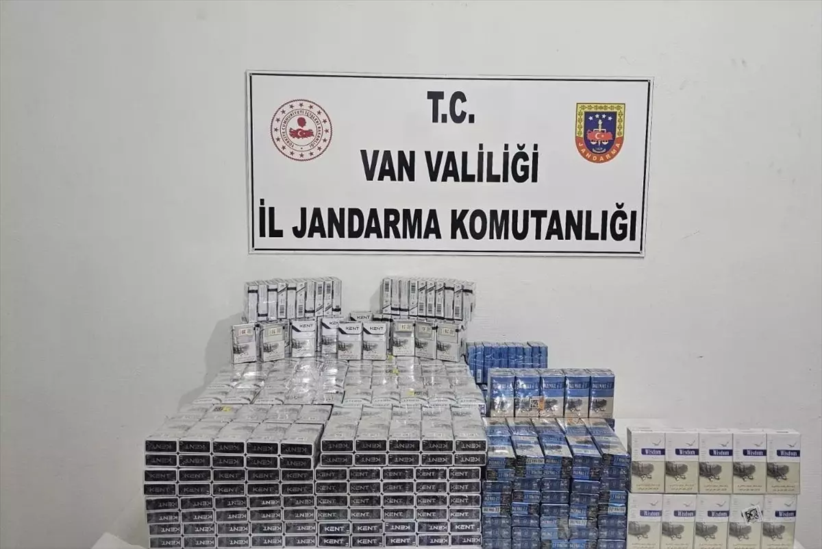 İpekyolu’nda Yol Kontrolünde Kaçak Sigara Operasyonu