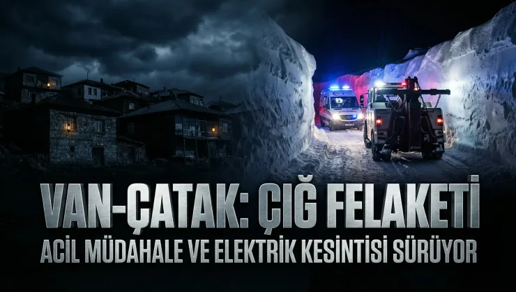Van–Çatak Yolunda 5. Gün: Ulaşım Sadece Acil Araçlara Açık