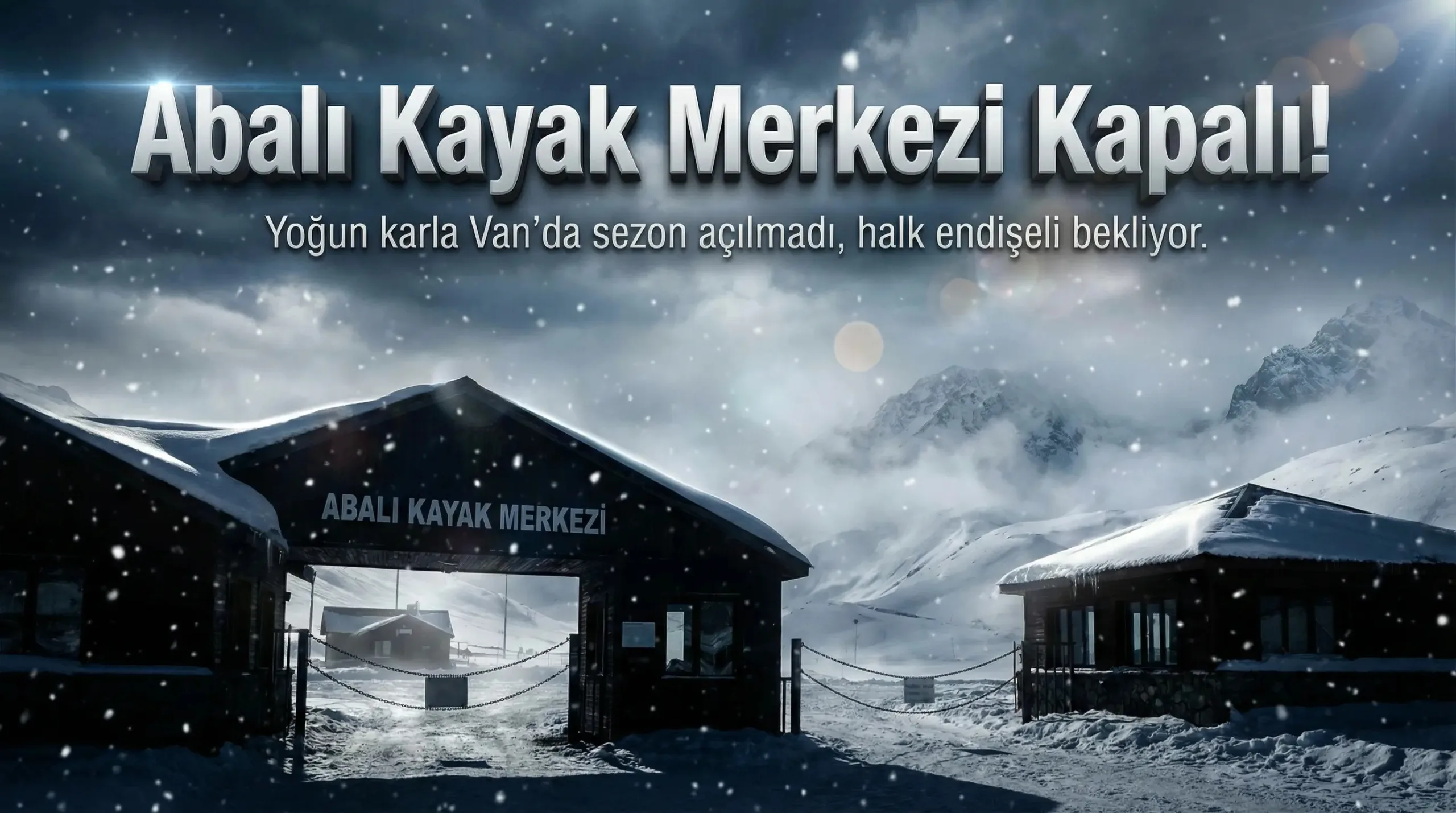 Abalı Kayak Merkezi Bu Sezon da Açılmadı!