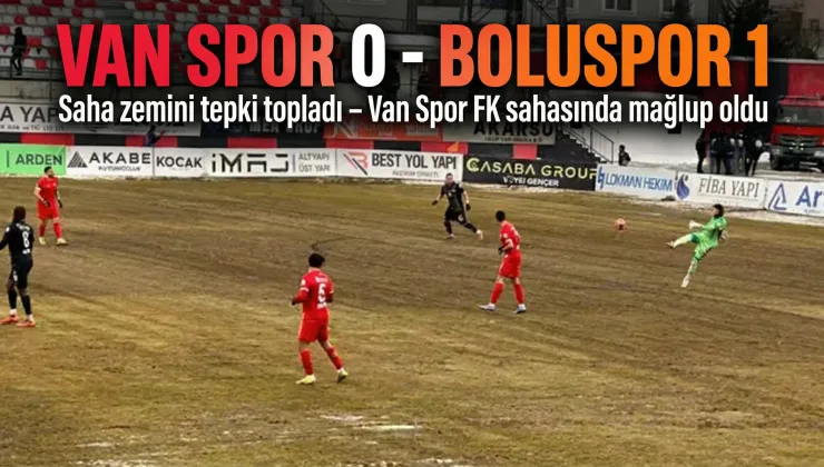 Vanspor 2. Yarının ilk Maçında Evinde Mağlup Oldu