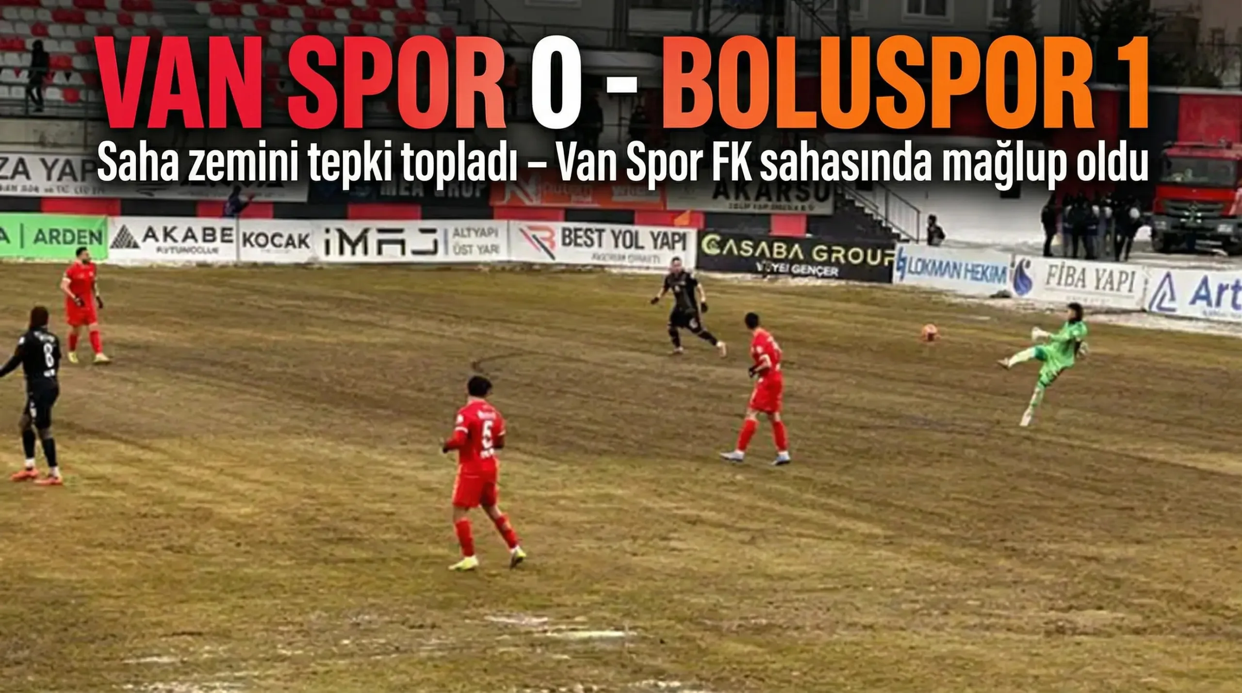 Vanspor 2. Yarının ilk Maçında Evinde Mağlup Oldu