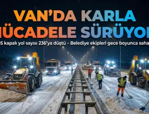 Van Büyükşehir Belediyesi Bu Seferki Kara Hazırlıklı