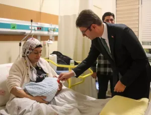 Erciş’te Yeni Yılın İlk Bebeği “Mert Buğra” Dünyaya Geldi