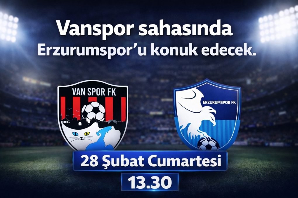Vanspor sahasında Erzurumspor’u konuk edecek