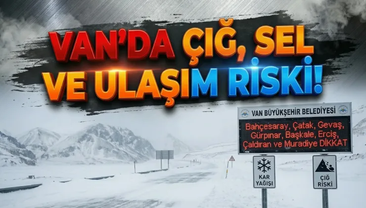 Van için yağış uyarısı