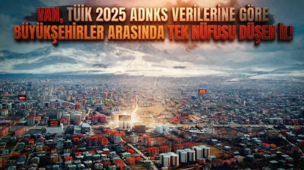 Van’da Nüfus Alarmı: Büyükşehirler Arasında Tek Düşüş