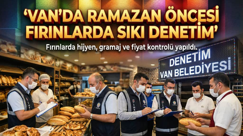 Van’da Ramazan Öncesi Fırınlara Sıkı Denetim