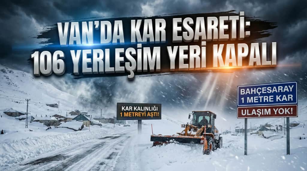 Van’da Kar Alarmı: 106 Yerleşim Yeri Kapalı