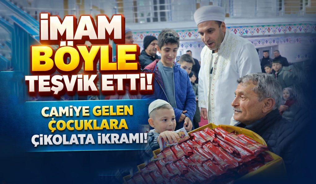 Erciş’te Örnek Davranış: İmamdan Çocuklara Teravih İkramı