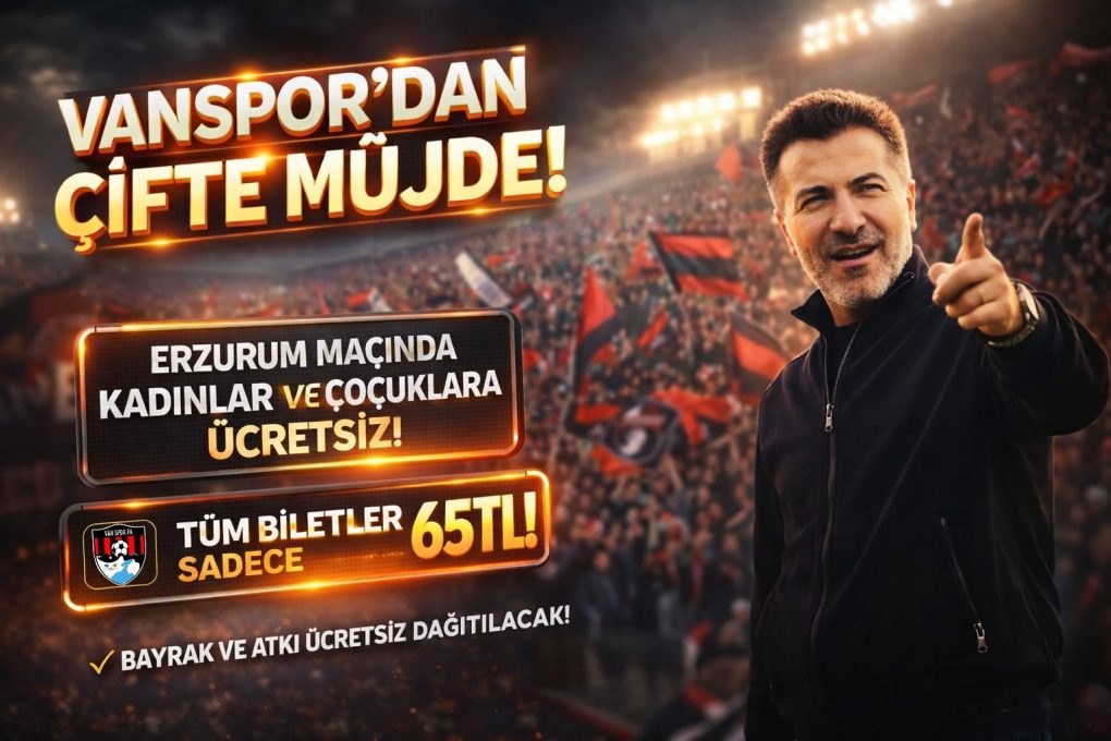 Vanspor, Bodrumspor ve Erzurumspor Maçlarında Tribünler Kırmızı-Siyaha Bürünecek!